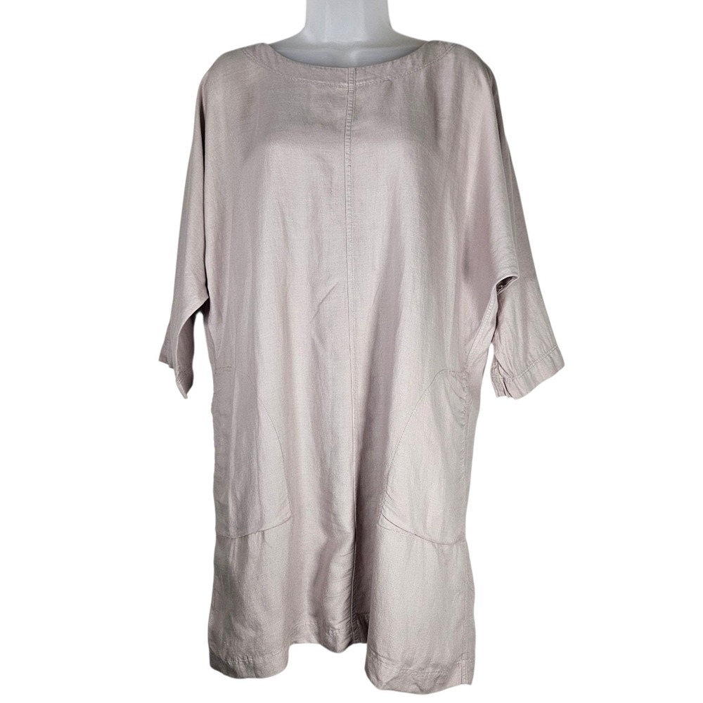 Aritzia Wilfred Delphine Dress Women's M Mini Coastal Resort Pocket Viscose Boho